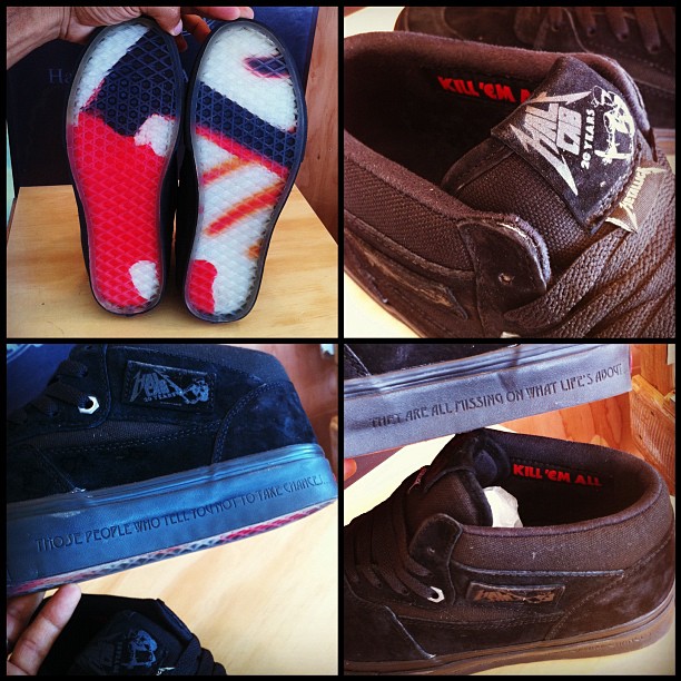 vans half cab metallica for sale