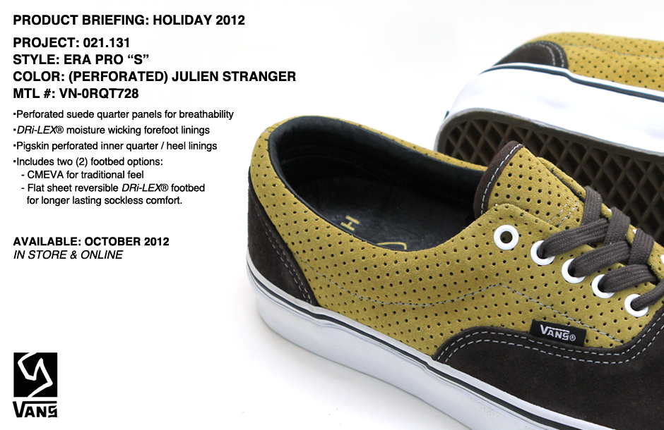 Vans era pro clearance perforated